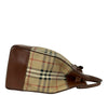 Burberry Haymarket Check Canvas Handbag Secondhand