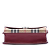 Burberry Small Leather and House Check Canvas Derby Macken Crossbody Secondhand