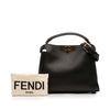 Fendi Medium Leather Peekaboo Iconic Essentially Satchel Secondhand