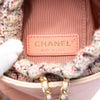Chanel Small CC Calfskin and Tweed Drawstring Bucket Bag Secondhand