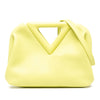 Bottega Veneta Small Leather The Point Triangle Satchel Secondhand