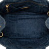 Prada Small Denim Canapa Logo Satchel Secondhand