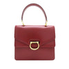 Celine Leather Double Flap Top Handle Bag Secondhand
