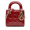 Dior Mini Patent Cannage Lady Dior Secondhand