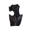 Givenchy Silver Plated G Logo Rhinestone Pendant Necklace Secondhand