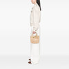 Bottega Veneta Calfskin Intrecciato Grommet Handbag Secondhand