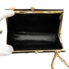 Ferragamo Leather Vara Bow Kiss Lock Chain Crossbody Secondhand