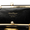Ferragamo Leather Vara Bow Kiss Lock Chain Crossbody Secondhand