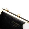 Ferragamo Leather Vara Bow Kiss Lock Chain Crossbody Secondhand