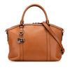 Gucci Leather GG Charm Dome Satchel Secondhand