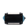 Celine Mini Tricolor Canvas and Leather Luggage Tote Secondhand