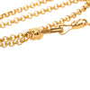 Chanel CC Gold Plated Teardrop Pendant Necklace Secondhand