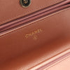 Chanel CC Quilted Metallic Lambskin Wallet on Chain Secondhand
