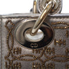 Dior Mini Beaded Metallic Lambskin Cannage Lady Dior Secondhand