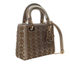 Dior Mini Beaded Metallic Lambskin Cannage Lady Dior Secondhand