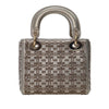 Dior Mini Beaded Metallic Lambskin Cannage Lady Dior Secondhand