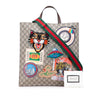 Gucci GG Supreme Night Courrier Vertical Satchel Secondhand