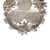 Chanel CC Enamel and Brass Salzbur Camellia Shield Pin Brooch Secondhand