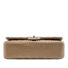 Chanel Medium Classic Chevron Calfskin Pleated Double Flap Secondhand