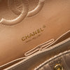 Chanel Medium Classic Chevron Calfskin Pleated Double Flap Secondhand