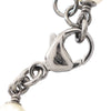 Chanel CC Stainless Steel Faux Pearl and Rhinestone Station Necklace Secondhand