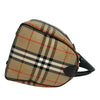 Burberry Haymarket Check Canvas Boston Bag Secondhand