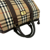 Burberry Haymarket Check Canvas Boston Bag Secondhand