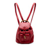 Gucci Leather Bamboo Drawstring Backpack Secondhand