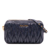 Miu Miu Nappa Matelasse Double Zip Crossbody Secondhand