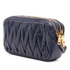 Miu Miu Nappa Matelasse Double Zip Crossbody Secondhand