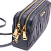 Miu Miu Nappa Matelasse Double Zip Crossbody Secondhand