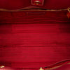 Prada Saffiano Trimmed Canvas Canapa Satchel Secondhand