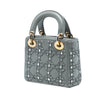 Dior Mini Calfskin Cannage Beaded Lady Dior Secondhand