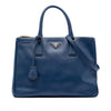 Prada Medium Saffiano Lux Galleria Double Zip Satchel Secondhand