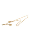 Secondhand Chanel CC Gold Plated Strass Scissor Pendant Necklace