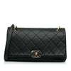 Chanel Large Lambskin Twist Chain Enamel CC Flap Secondhand