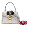 Gucci Mini Calfskin Web Star Print Sylvie Satchel Secondhand
