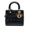 Dior Medium Patent Cannage Lady Dior Secondhand