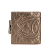 Chanel Metallic Aged Calfskin Cambon Ligne Bifold Wallet Secondhand