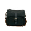 Prada Saffiano Trimmed Tessuto Shoulder Bag Secondhand