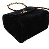 Chanel Mini Quilted Velvet Straight Flap Secondhand