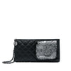 Chanel Metallic and Quilted Lambskin Mineral Nights Pochette Wristlet Secondhand