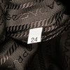 Secondhand Prada Cinghiale Trimmed Canvas Canapa Tote