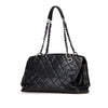 Chanel Quilted Iridescent Caviar Chic Shopping Tote Secondhand