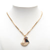 Louis Vuitton Gold Plated Resin Crystal Float Your Boat Pendant Necklace Secondhand