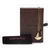 Louis Vuitton Gold Plated Resin Crystal Float Your Boat Pendant Necklace Secondhand