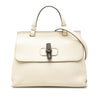 Gucci Small Calfskin Bamboo Daily Satchel Secondhand