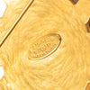 Chanel Gold Plated Gripoix Brooch Secondhand
