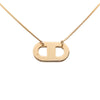 Dior Gold Plated CD Logo Pendant Necklace Secondhand