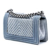 Chanel Small Chevron Denim Boy Flap Secondhand